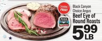 Beef Eye of Round Roasts