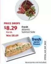 Frozen - Fresh Atlantic Salmon Side