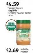 Simply Nature - Organic Creamy Peanut Butter