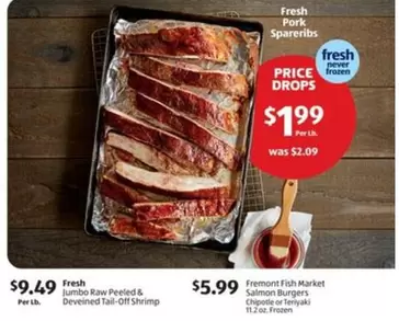 Frozen - Fresh Pork Spareribs