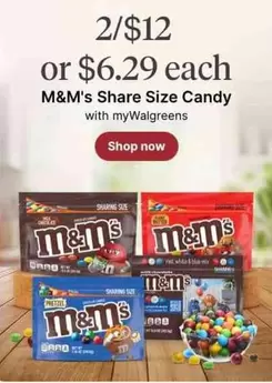 M&M's - Share Size Candy