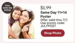 Same Day 11x14 Poster