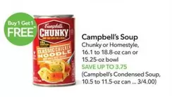 Campbell's - Soup Chunky or Homestyle