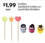 Sandwich Cutters or Lunch Box Dividers