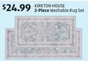 2-Piece Washable Rug Set