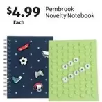 Pembrook Novelty Notebook