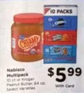 Nabisco - Peanut Butter Multipack