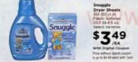 Dryer Sheets 106-120 ct. or Fabric Softener 35.7-50.4 oz.