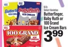 Butterfinger - , Baby Ruth or 100 Grand Ice Cream Bars