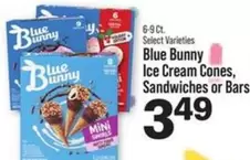 Blue Bunny - Ice Cream Cones, Sandwiches or Bars