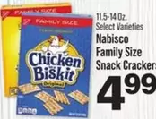 Nabisco - Chicken Biskit Snack Crackers