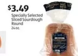Specially Selected Sliced Sourdough Round