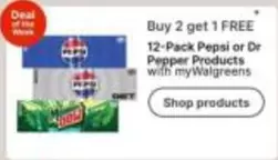 Pepsi - or Dr Pepper Products