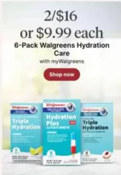 Walgreens Hydration Care