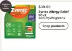 Zyrtec - Allergy Relief