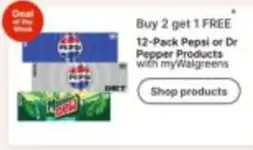 Pepsi - or Dr Pepper Products