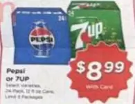 Pepsi - or 7UP