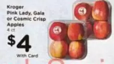 Lady - Pink , Gala or Cosmic Crisp Apples
