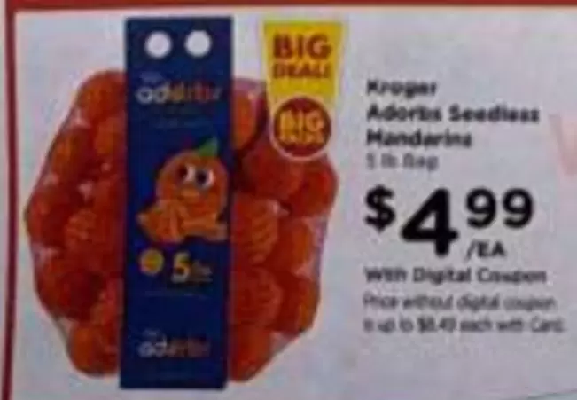 Adortis Seedless Mandarins