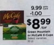 Mccafe - K-Cups Select Varieties