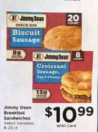Jimmy Dean - Breakfast Sandwiches