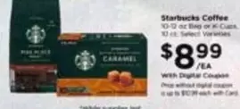 Starbucks - Coffee 10-12 oz Bag or K-Cups 10 ct.