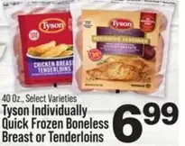 Tyson - Individually Quick Frozen Boneless Breast or Tenderloins