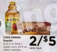 Apple - Little Debbie Snacks or Mott's Juice