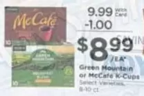 Mccafe - Green Mountain or McCafe K-Cups