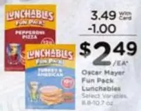 Oscar Mayer - Fun Pack Lunchables
