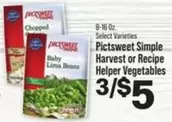 Pictsweet - Simple Harvest or Recipe Helper Vegetables