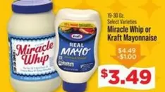 Kraft - Miracle Whip or Mayonnaise