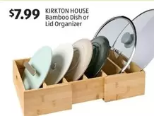Bamboo Dish or Lid Organizer