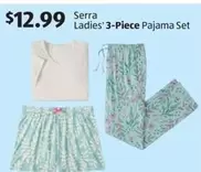 Ladies' 3-Piece Pajama Set