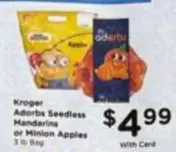 Seedless Mandarin or Minion Apples