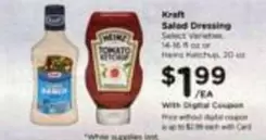 Kraft - Salad Dressing or Ketchup