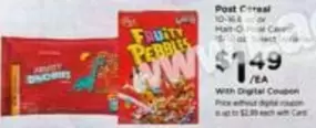 post  - Fruity Pebbles or Malt-O-Meal Cereal