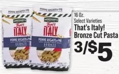 Bronze Cut Pasta