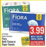 fiora - Bath Tissue or Paper Towels