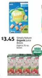 Simply Nature - Organic Juice Boxes