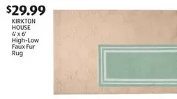 4' x 6' High-Low Faux Fur Rug
