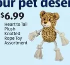 Pet - Heart to Tail Plush Knotted Rope Toy