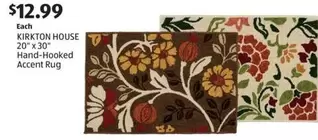 Hand-Hooked Accent Rug