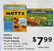 Mott's - Fruit Snacks or Bars