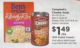 Campbell's - Chunky Soup, Original Ready Rice