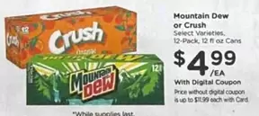 Crush - Mountain Dew or
