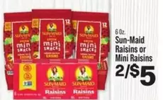 Sun-Maid - Raisins or Mini Raisins