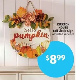 Fall Circle Sign