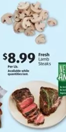 Fresh Lamb Steaks