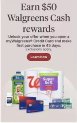 Walgreens Cash rewards